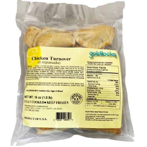 Goldilocks – Chicken Turnover – Empanada – 1 LB