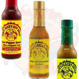 Dirty Dick’s Hot Pepper Sauce Combo Pack, 3/5oz.