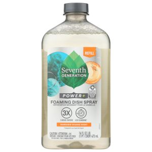 SEVENTH GENERAT – Foaming Dish Spray Refill Mandarin Orange Scent 16FO