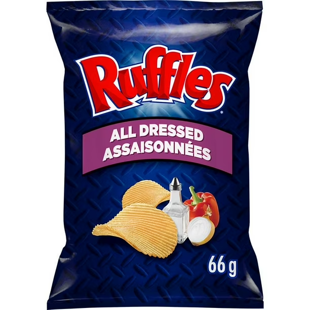 Ruffles All Dressed – 66g Canada (Case of 12)