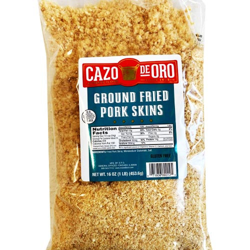 Cazo De Oro – Ground Fried Pork Skins – 1 LB