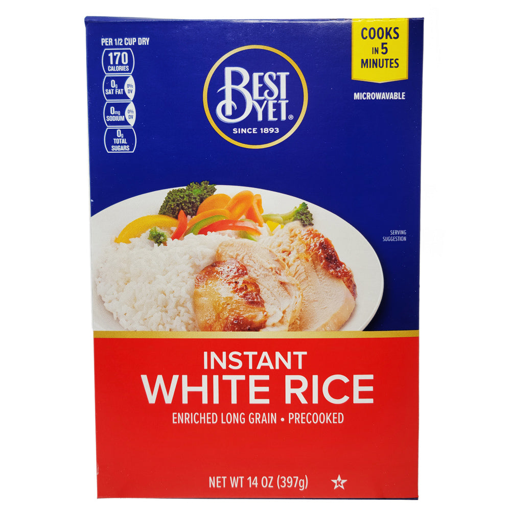 Best Yet Instant White Rice – 14oz
