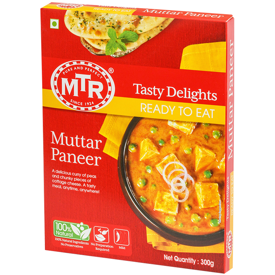 MTR Ready to Eat – Muttar Paneer, 10.5oz (300g)