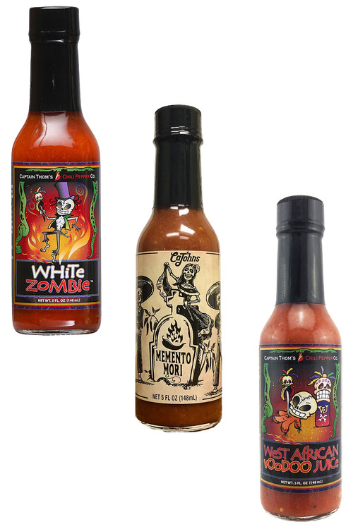Voodoo Mori Zombie Hot Sauce Gift Set, 3/5oz.