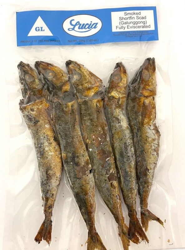 Lucia – Smoked Shortfin Scad (Galunggong) 7.05oz