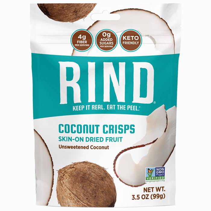 Rind – Coconut Crisps – Skin-On Dried Fruit, 3.5oz