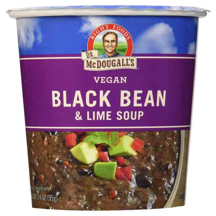 Dr McDougall’s – Black Bean and Lime Soup Cup, 3.4oz