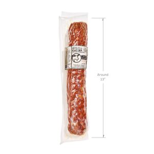 Charlito’s Cocina Salami Picante – Foodservice Dry Cured Spicy Salami – 6 x 1.5 LB