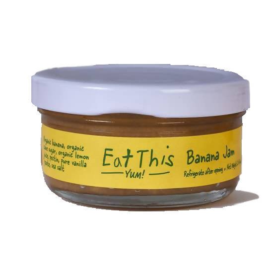 Banana Jam Jars 100% Organic Jars – 12 x 2oz
