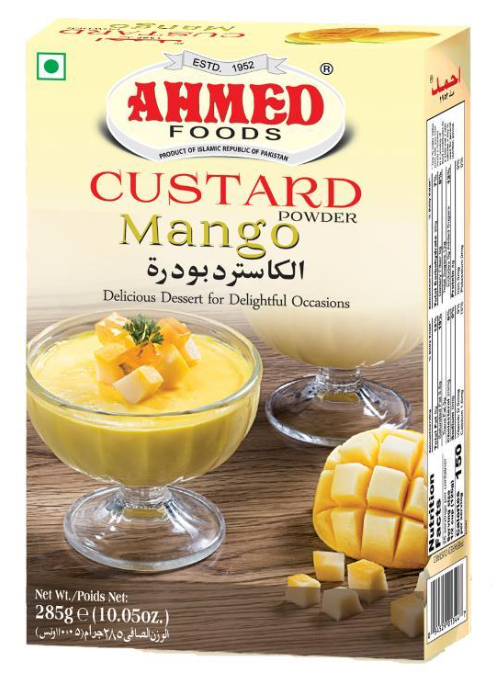 Ahmed Custard Powder – Mango Flavor 285g
