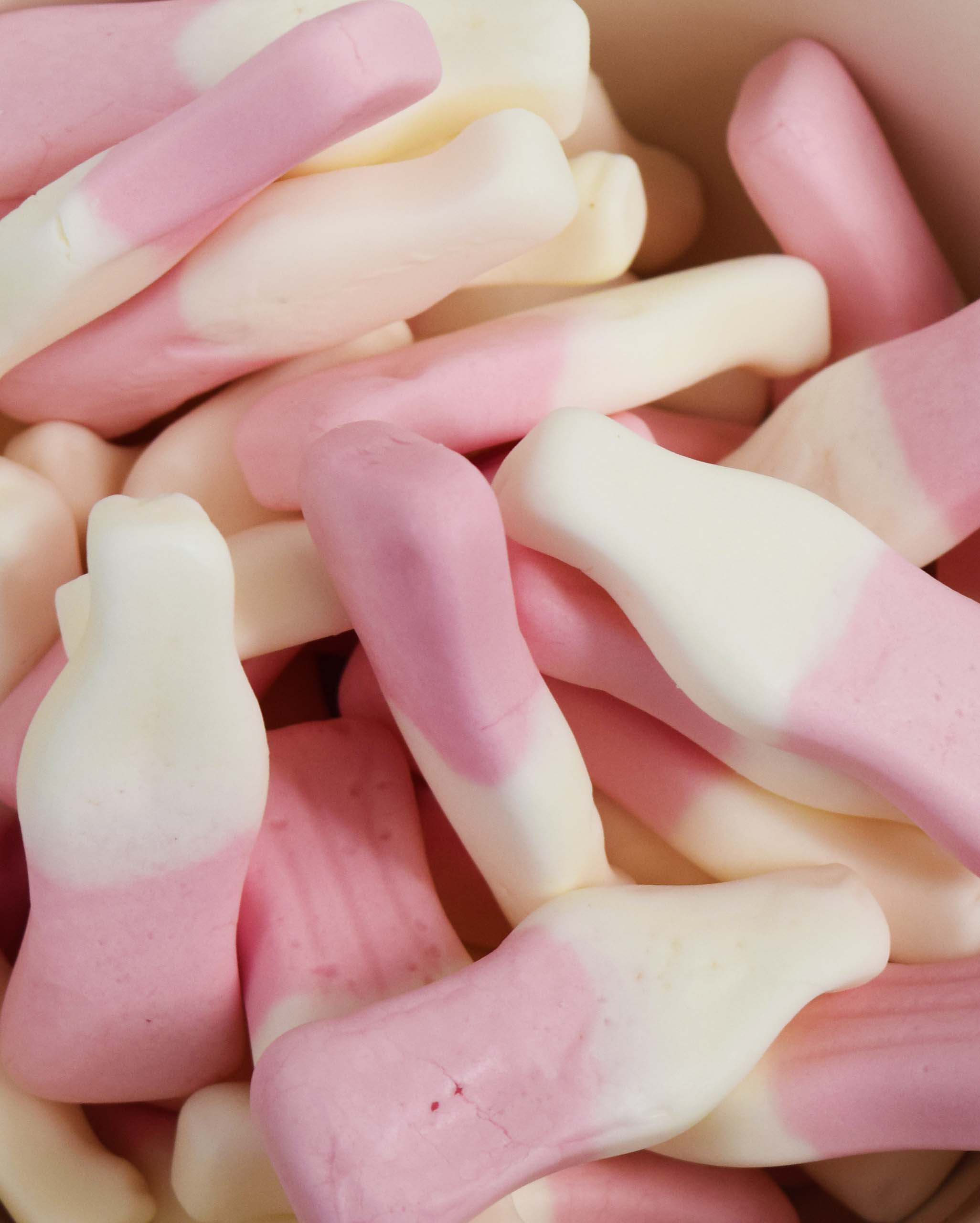 Strawberry Milkshake Bottles
