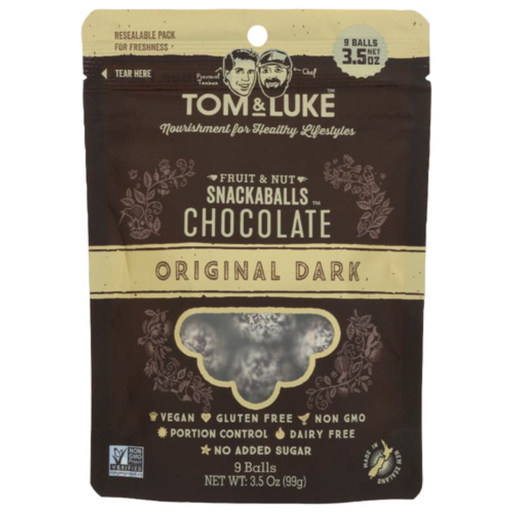 Tom & Luke – Original Dark Chocolate Snackaballs