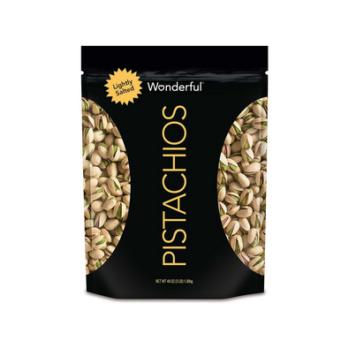 Wonderful Pistachios Roasted Lightly Salted, 48 oz.