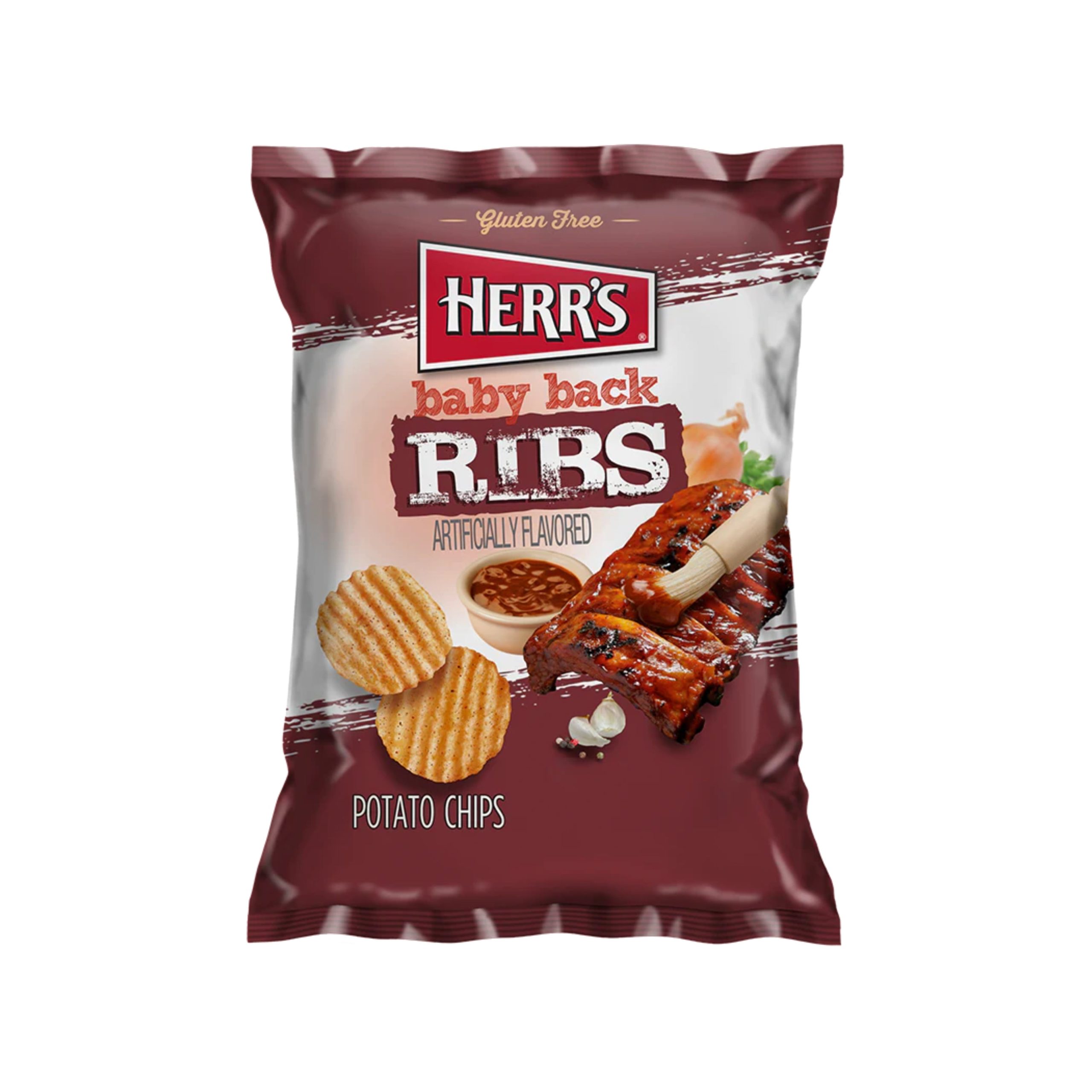 Herr’s Baby Back Ribs Chips (USA)