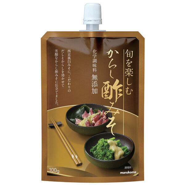 Marukome, Flavor Miso Series, Shun wo Tanosimu, “Karashi Su Miso” 100g