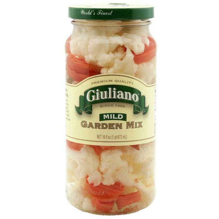 Giuliano – Garden Vegetable Mix Mild, 16 Oz | Pack of 6