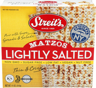 Streit’s Lightly Salted Matzos, 11 Ounce