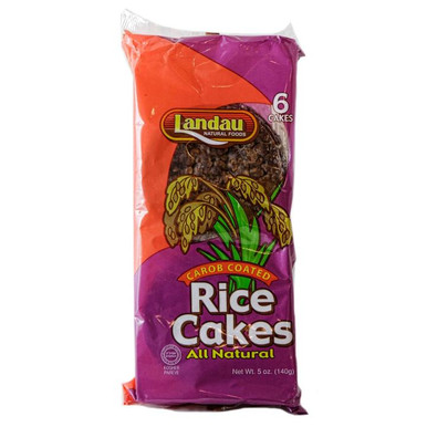 Landau’s Carob Coated All Natural Rice Cakes, 5 oz