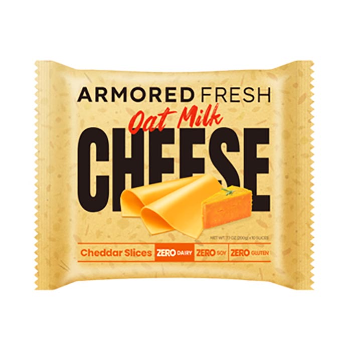 Armored Fresh – Oat Milk Cheddar Slices, 7.1oz