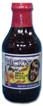 Ricks Ragin’ Blazin’ Hot BBQ Sauce, 12oz.