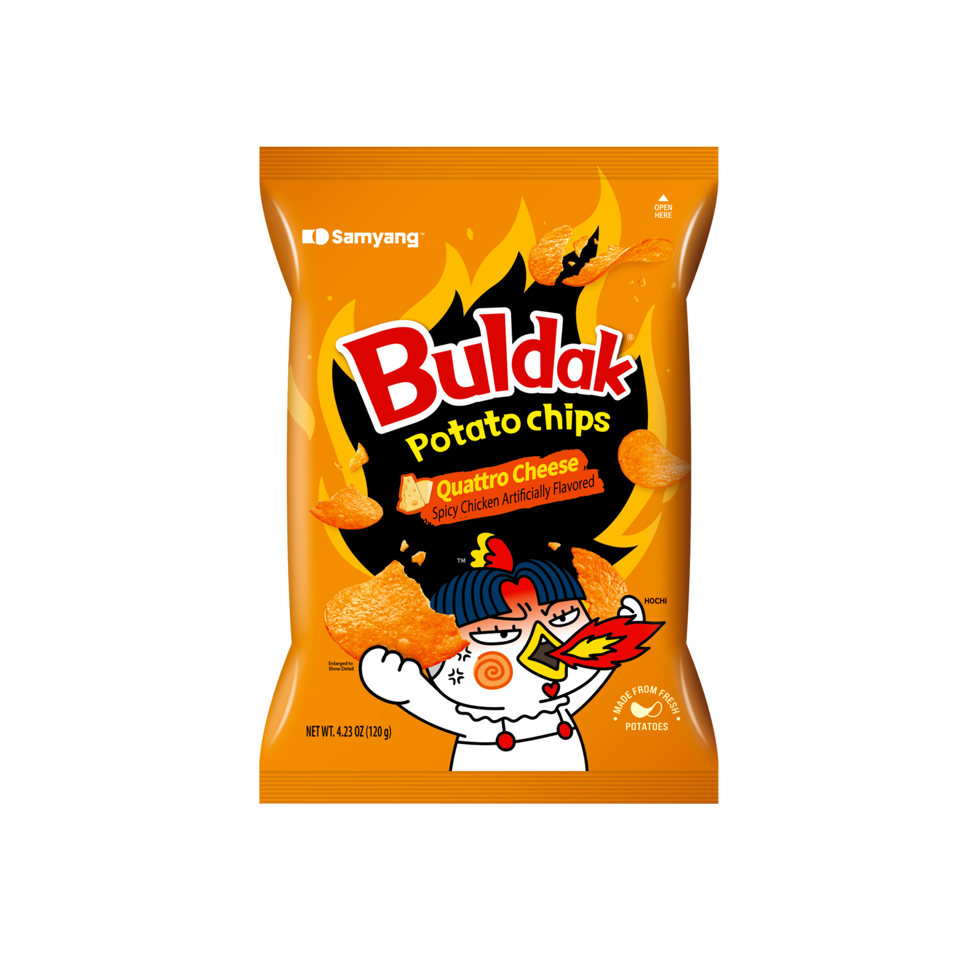 Samyang Buldak Potato Chip Quattro Cheese (Korea)