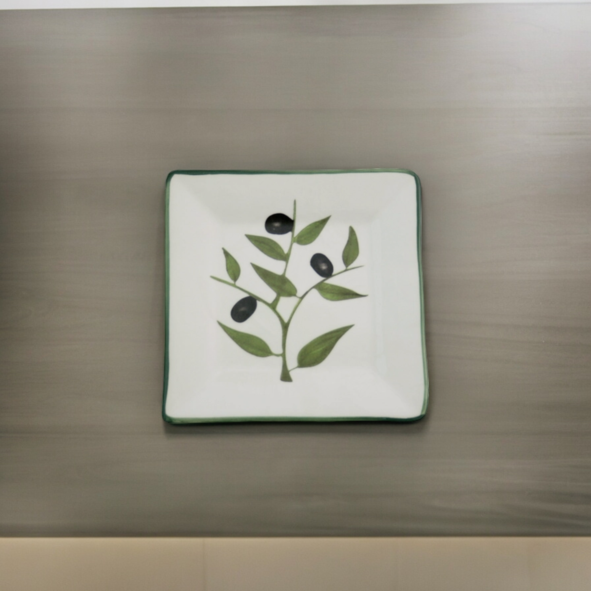 Out Of The Woods Olive Branch Tid Bit Plate