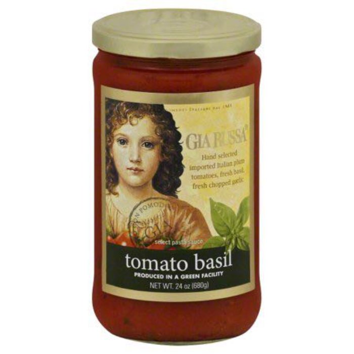 Gia Russa – Sauce Tomato & Basil 24 Oz – Pack Of 6