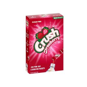 Crush – Strawberry Powder Drink Mix, 0.63 oz (6-Pack) | Pack of 12