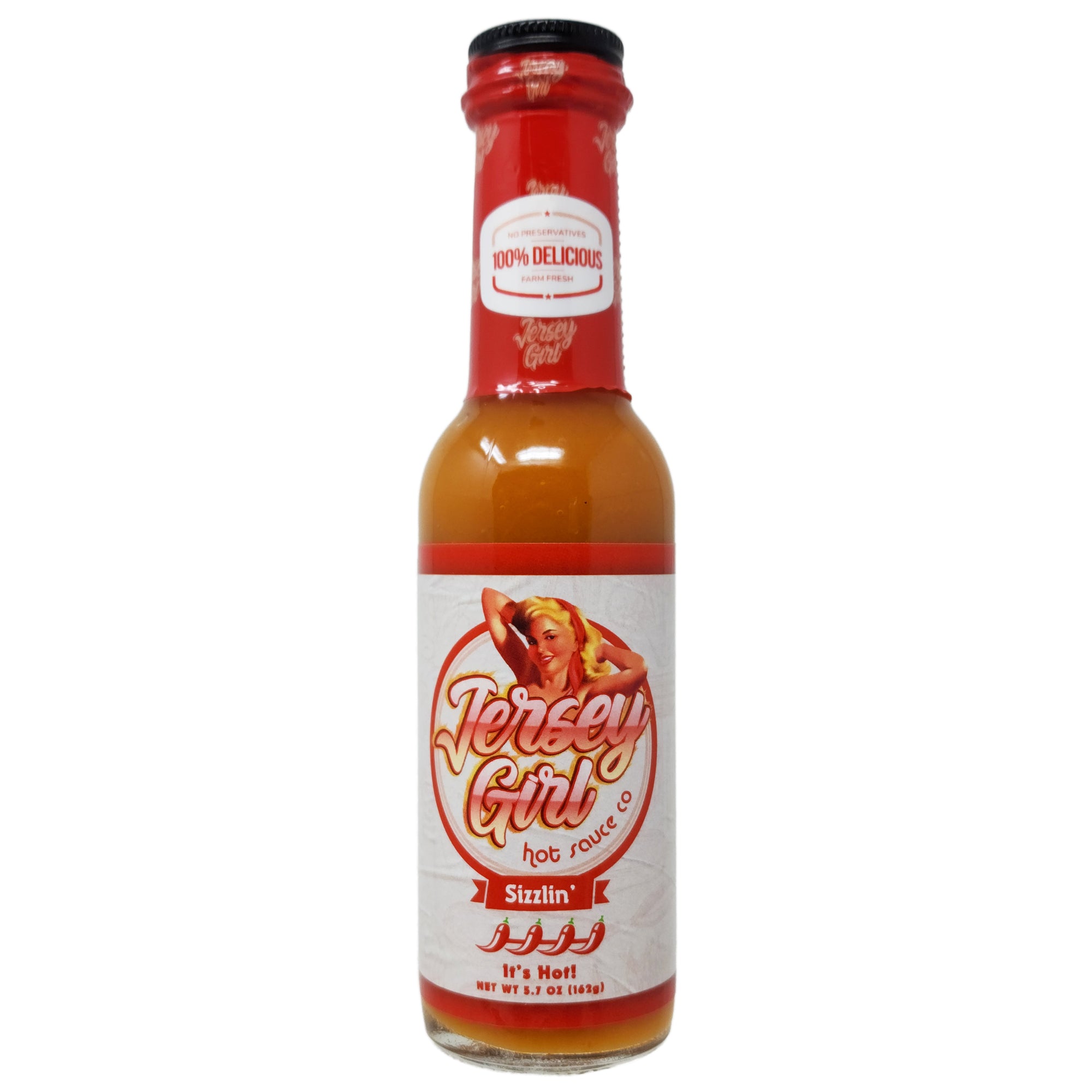 Jersey Girl Sizzlin’ Hot Sauce – 5.7oz.