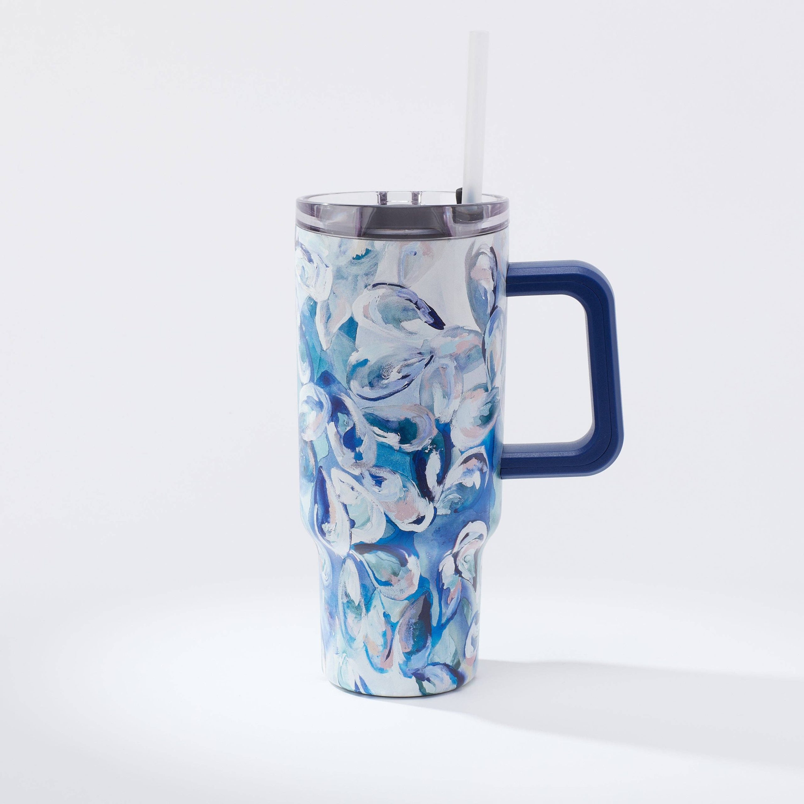Kim Hovell Art – 40oz Tumbler – Azul Oysters: Default Title
