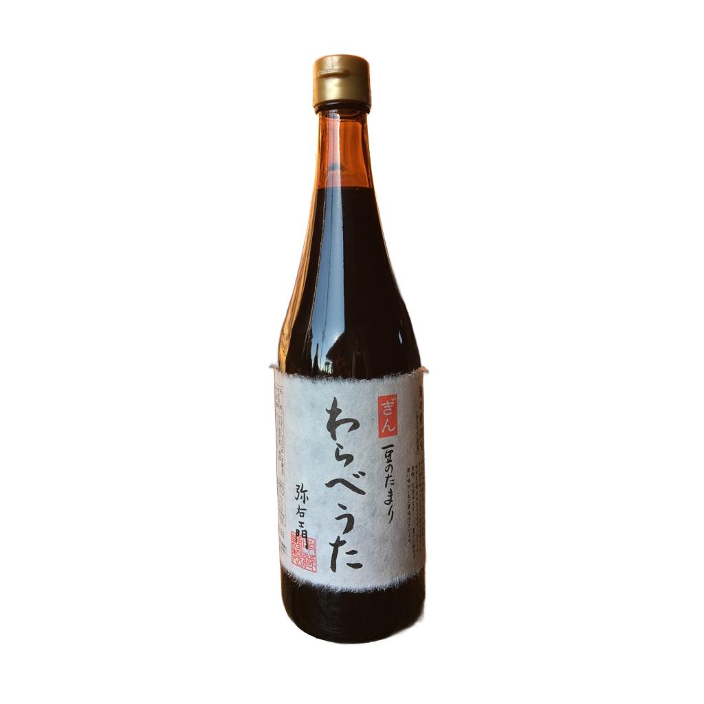 Warabeuta Tamari Shoyu Rich 3-Year Barrel Aged Gluten-Free Soy Sauce 720ml