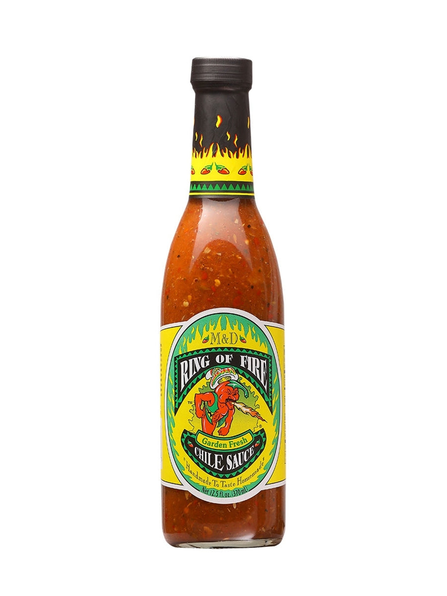 Hot Sauce Ring of Fire Garden Fresh Very Mild 12.5 oz BIG bottle Scovi