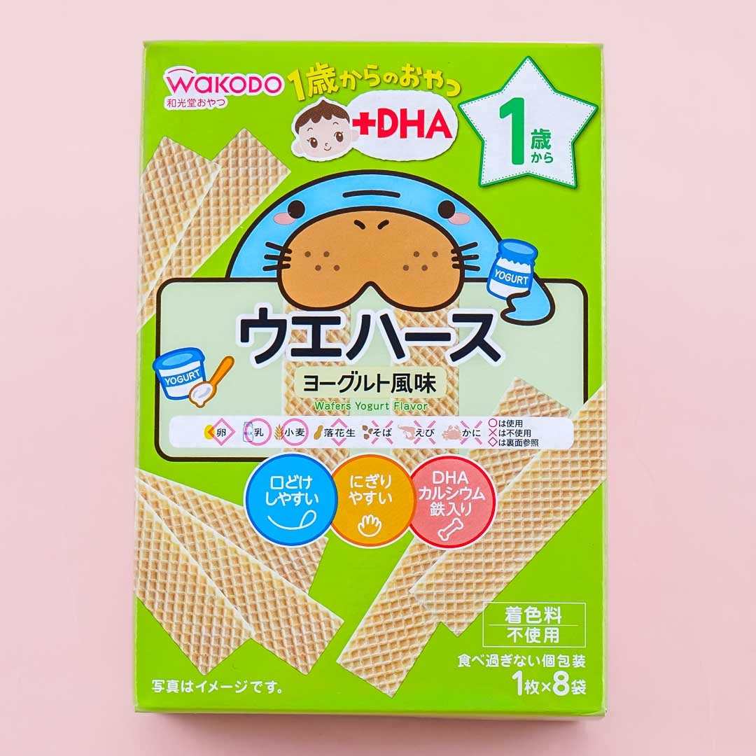Wakodo 1 Year Old +DHA Wafers – Yogurt