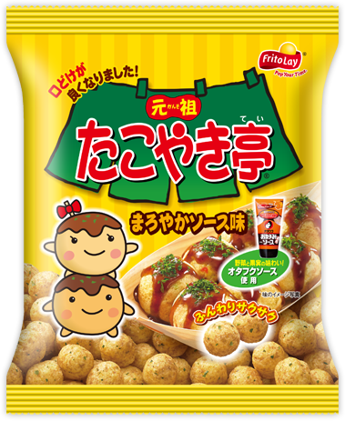 Calbee, Frito Lay, Takoyaki-Tei “Mild Sauce Flavor” 58g