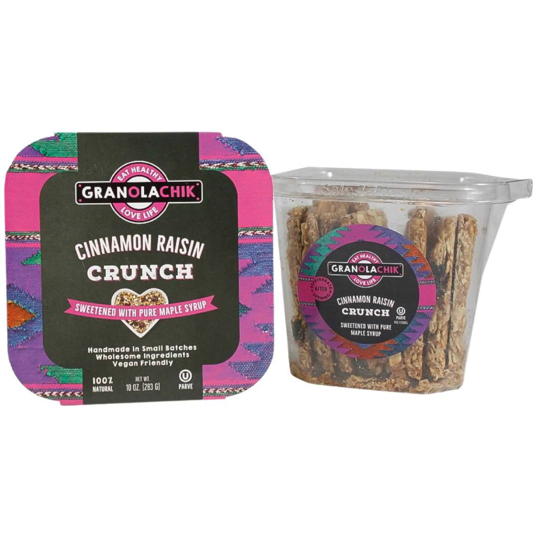 Granola Chik Cinnamon Raisin Crunch Containers – 6 containers x 10oz