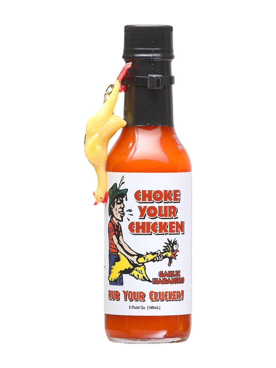 Hot Sauce Choke Your Chicken Garlic Habanero 5 oz Heat 6