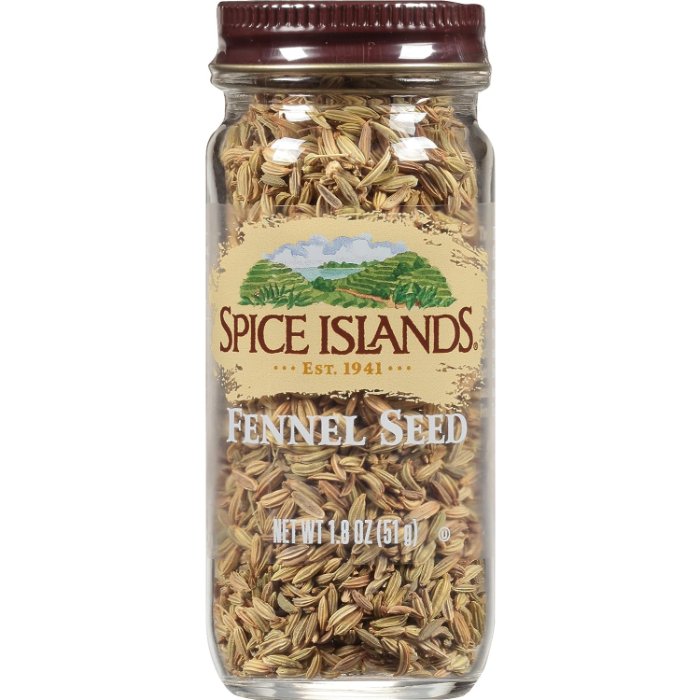 Spice Island Seed Fennel Whole 1.8 Oz – Pack Of 3