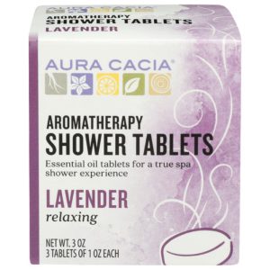 Aura Cacia – Shower Tablet Lavender Relaxing, 3 Oz – Pack of 3