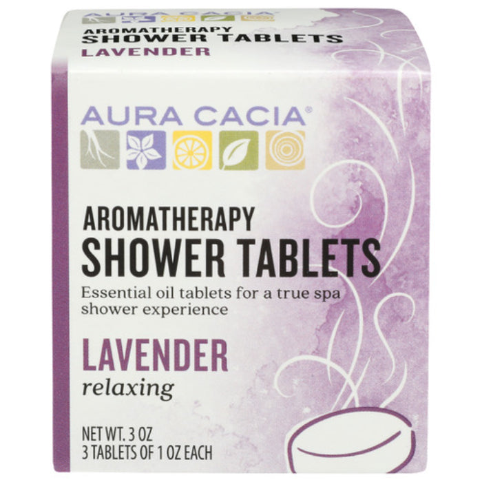 Aura Cacia – Shower Tablet Lavender Relaxing, 3 Oz – Pack of 3