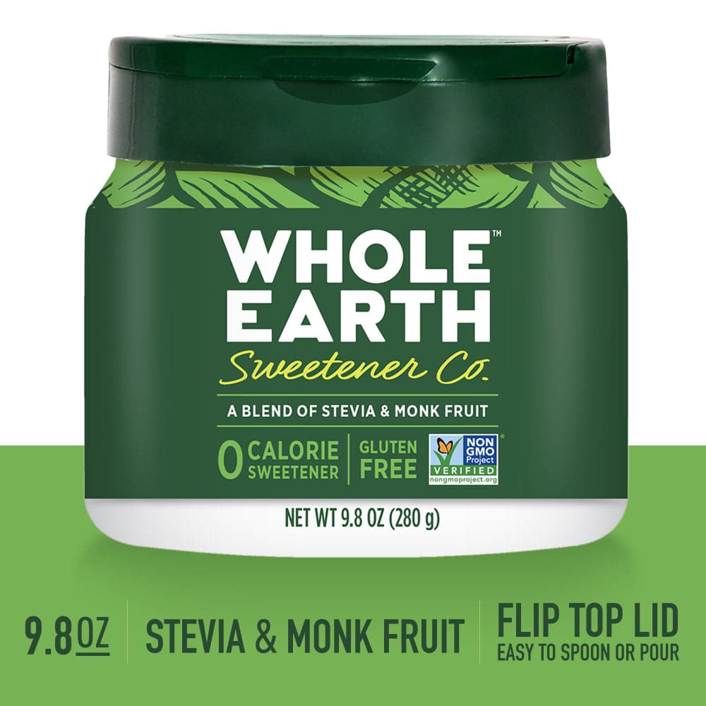 Whole Earth – Stevia & Monk Fruit Sweetener Bulk Jar