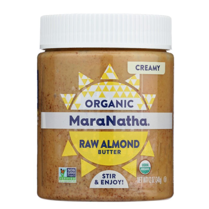 Maranatha – Almond Butter Raw Organic, 12 Oz – Pack of 6