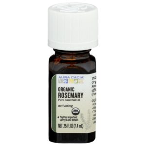 Aura Cacia – Organic Rosemary Essential Oil, .25 fl oz