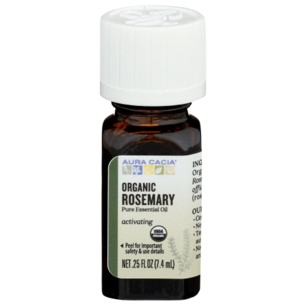 Aura Cacia – Organic Rosemary Essential Oil, .25 fl oz