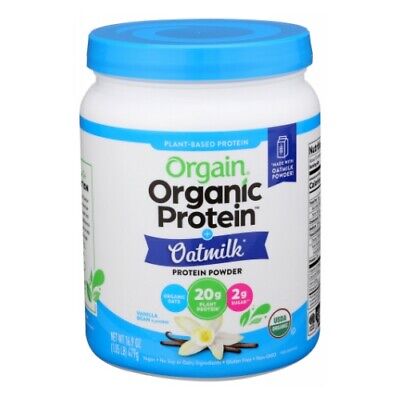 Orgain Protein Oat Milk Powder Vanilla Organic 16.9 OZ – Pack of 1