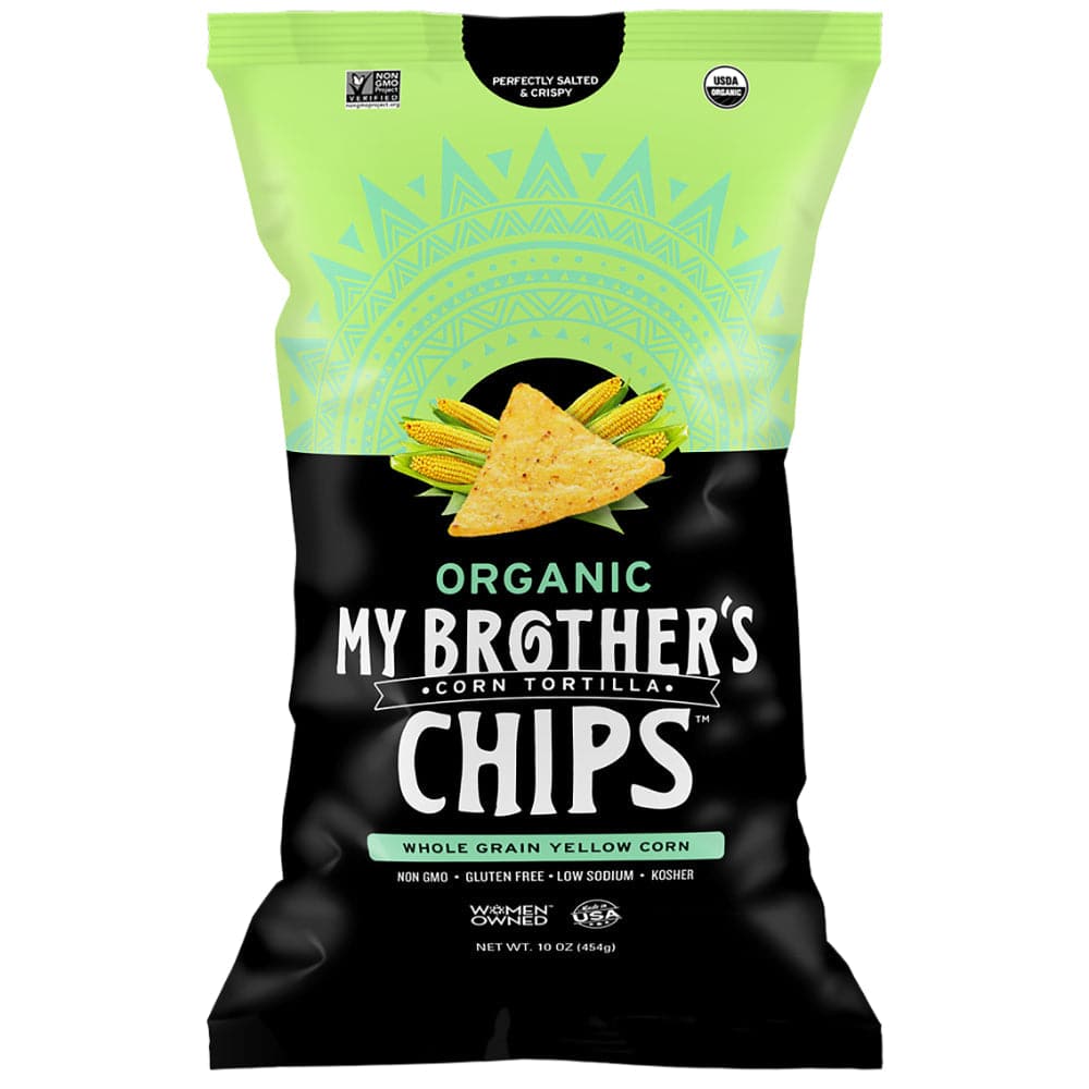 My Brothers Chips – Organic Whole Grain Yellow Corn Tortilla Chips 10o