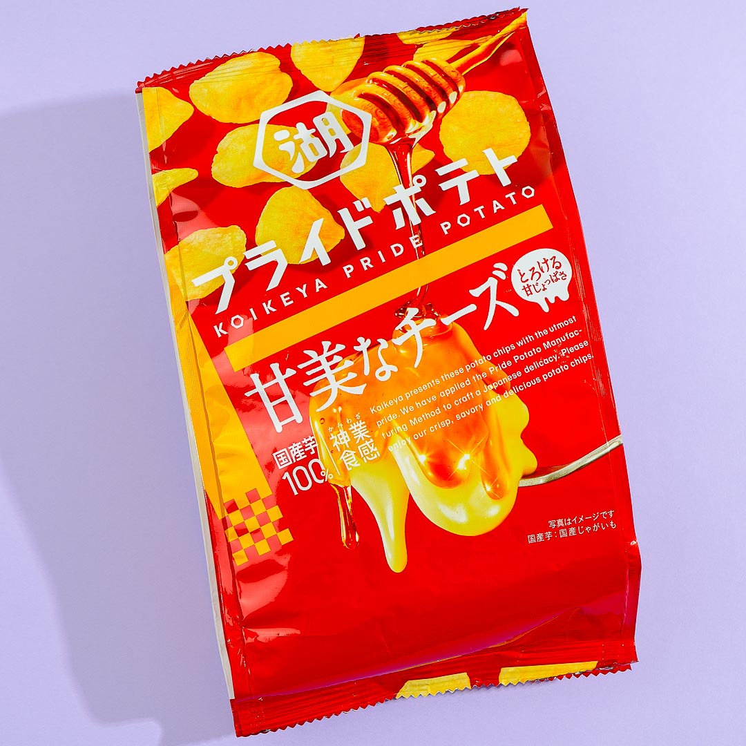 Koikeya Pride Potato Chips – Sweet Cheese