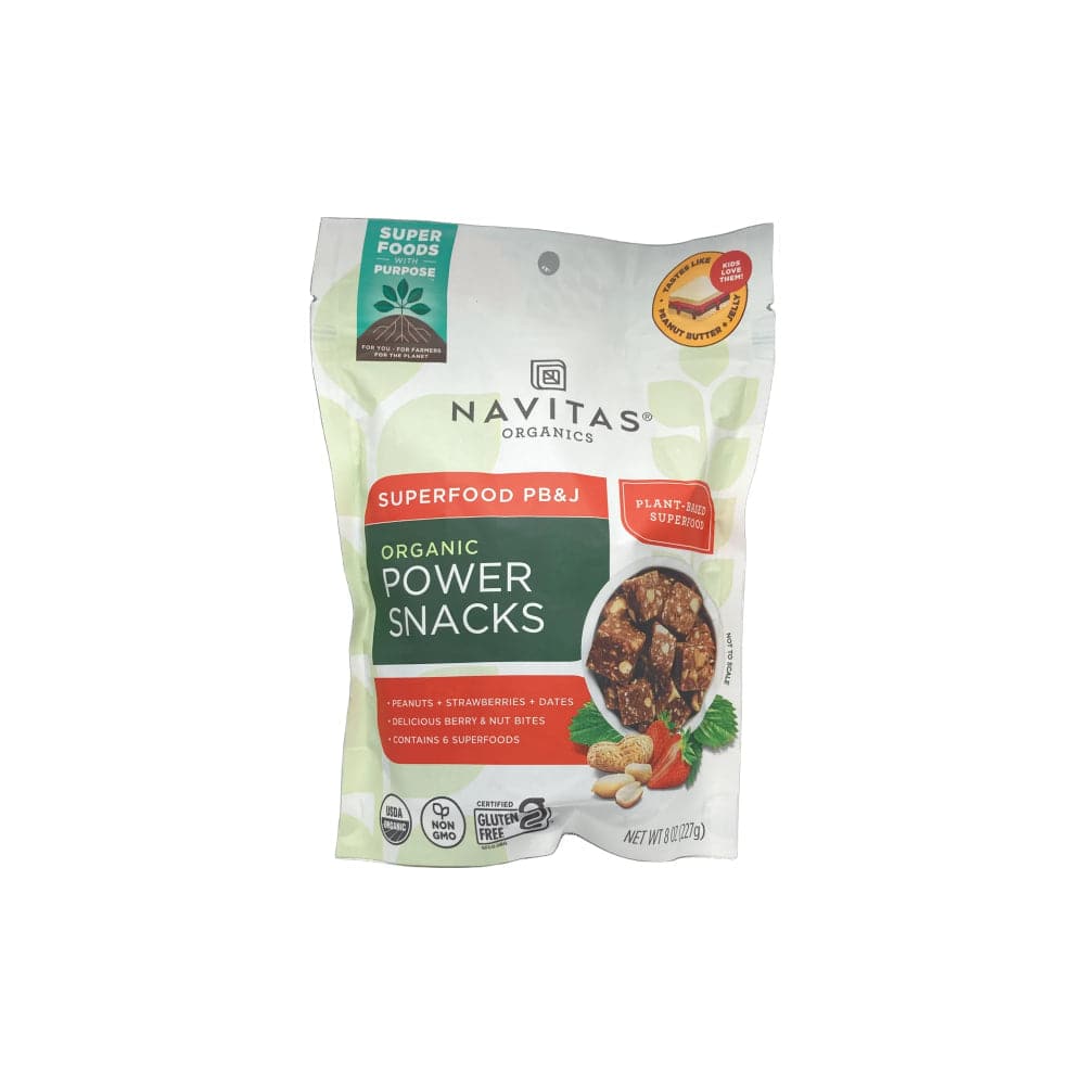Navitas – Organic Superfood Pb&J Power Snacks 8 OZ – Pack of 12