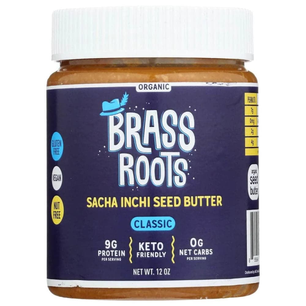 Brass Roots – Classic Sacha Inchi Seed Butter, 12 oz