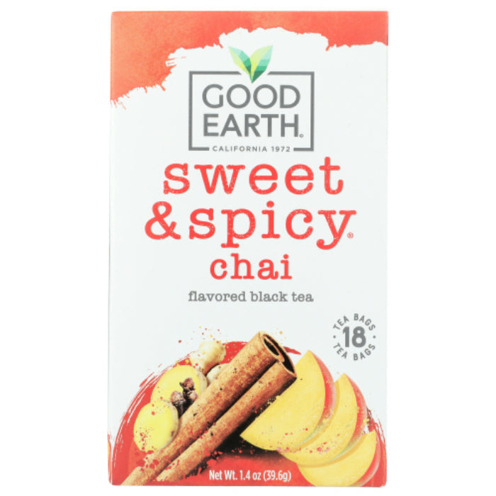 Good Earth – Chai Sweet & Spicy Tea, 18 Bags | Pack of 6