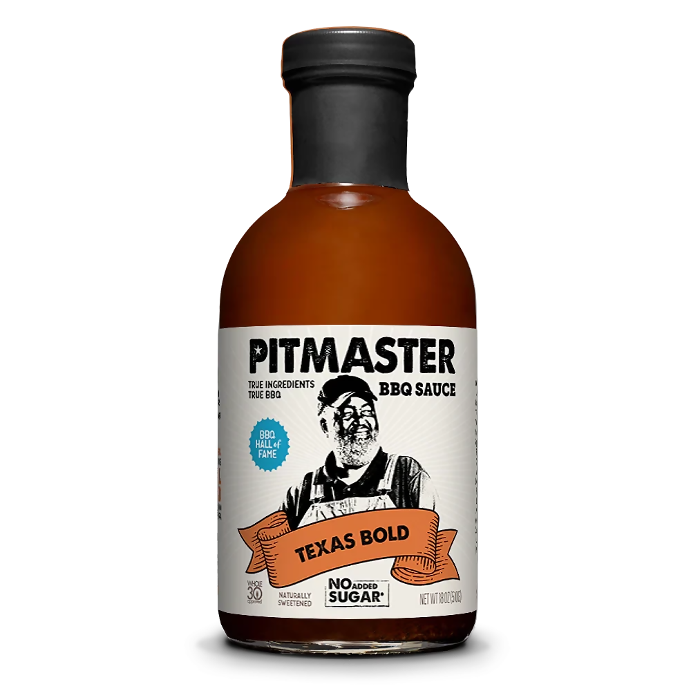 True Made Pitmaster Texas BBQ Sauce Bottles – 6 bottles x 18oz case